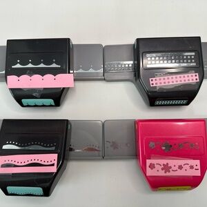 Decorative Border Punch Set in Black and Pink